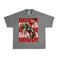 Tornado howdy santa cowboy christmas Urban Heavy Tee - MaliasSmallBusiness