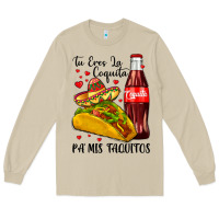Mushroom tu eres la coquita pa mis taquitos Long Sleeve Tee - LillyAllenDesigns