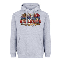 Heather Grey Take me out to ball game baseball Heavyweight Hoodie - HowdyJamesFarm