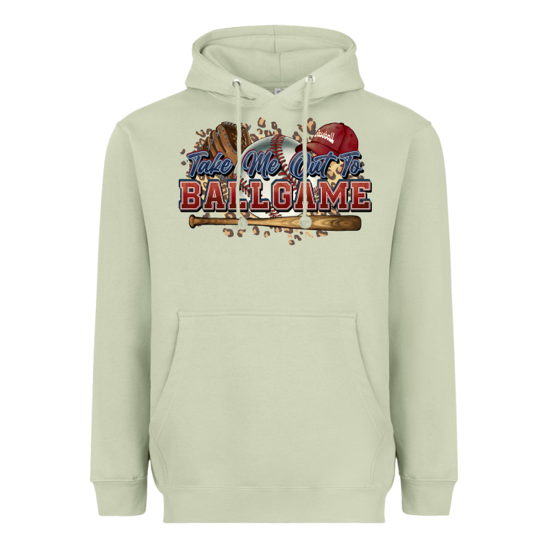 Take Me Out To Ball Game Baseball Heavyweight Hoodie by HowdyJamesFarm | Teevron