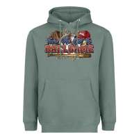 Sage Take me out to ball game baseball Heavyweight Hoodie - HowdyJamesFarm