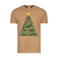 Vintage Camel dinosaur christmas tree Vintage Tee - MaliasSmallBusiness