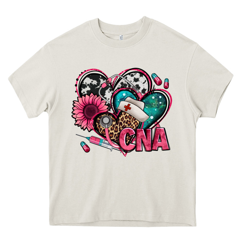 Certified Nursing Assistant Cna Hearts Heavy Core Tee by Jasminsmagicworld | Teevron