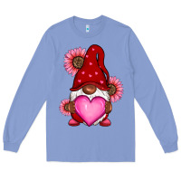 Colony Blue Valentine's Day afro gnome Long Sleeve Tee - RanaPortraitStore