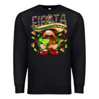 Black Fiesta gnome with tacos Mexico Premium Sweatshirt - HowdyJamesFarm
