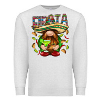 Oatmeal Heather Fiesta gnome with tacos Mexico Premium Sweatshirt - HowdyJamesFarm