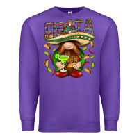 Purple Fiesta gnome with tacos Mexico Premium Sweatshirt - HowdyJamesFarm