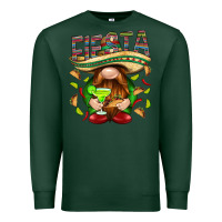 Sports Green Fiesta gnome with tacos Mexico Premium Sweatshirt - HowdyJamesFarm