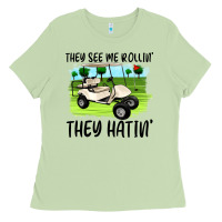Matcha they see me rollin' they hattin' Ladies Tee - Artiststas