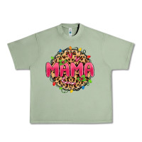 Oil Green mama christmas lights Urban Heavy Tee - MaliasSmallBusiness
