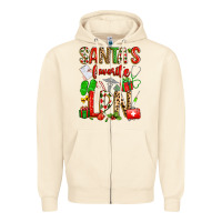 Sandshell santa's favorite lpn Zipper Hoodie - texasbilliewilder