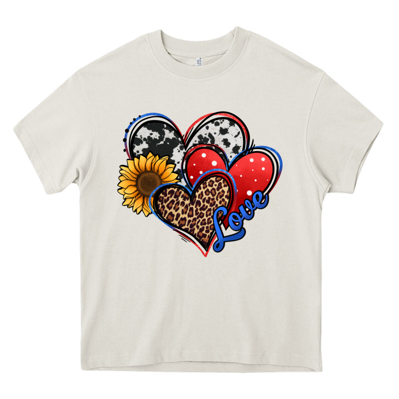 4th Of July American Hearts Heavy Core Tee by Jasminsmagicworld | Teevron