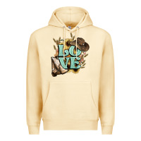 Pina Colada Love boots hat western Cowboy Premium Hoodie - HowdyJamesFarm