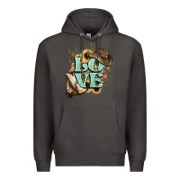 Smoke Love boots hat western Cowboy Premium Hoodie - HowdyJamesFarm