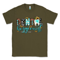 Army Green dental hygienist Classic Tee - JahusDesignShop