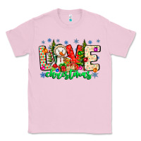 Bubblegum Pink love Christmas Classic Tee - CowhideDigitalArt