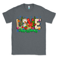 Charcoal Heather love Christmas Classic Tee - CowhideDigitalArt