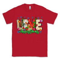 Red love Christmas Classic Tee - CowhideDigitalArt