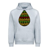Heather Grey african masks teardrop Urban Hoodie - BundleAndBundleShop