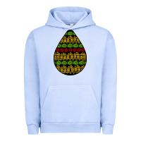 Pigment Grape Ice african masks teardrop Urban Hoodie - BundleAndBundleShop