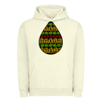 Pigment Pistachio african masks teardrop Urban Hoodie - BundleAndBundleShop