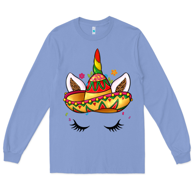 Unicorn And Sombrero Long Sleeve Tee by LillyAllenDesigns | Teevron