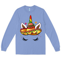 Colony Blue unicorn and sombrero Long Sleeve Tee - LillyAllenDesigns
