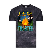 Cloud Black lets get toasted Vintage Tee - NancyCooperArtShop