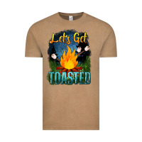 Vintage Coffee lets get toasted Vintage Tee - NancyCooperArtShop