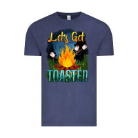Vintage Denim lets get toasted Vintage Tee - NancyCooperArtShop