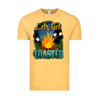 Vintage Mustard lets get toasted Vintage Tee - NancyCooperArtShop