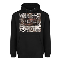 Black mama cowhide cowgirl Heavyweight Hoodie - CowGirlArtShop