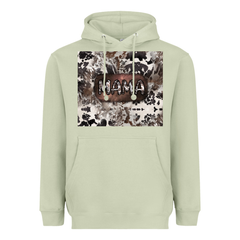 Mama Cowhide Cowgirl Heavyweight Hoodie by CowGirlArtShop | Teevron