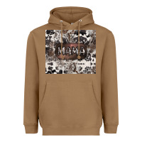Toasted Coconut mama cowhide cowgirl Heavyweight Hoodie - CowGirlArtShop