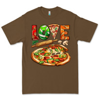 Cacao love pizza Premium Tee - AdoDesignShop