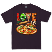 Plum love pizza Premium Tee - AdoDesignShop