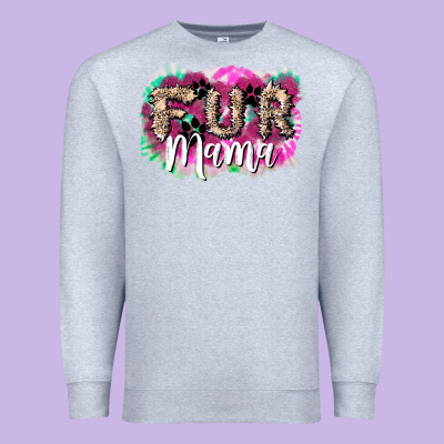 Fur Mama Mother's Day Premium Sweatshirt Designed By Howdyjamesfarm