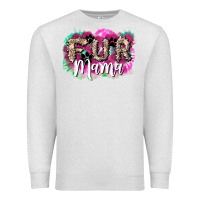 Oatmeal Heather Fur mama mother's day Premium Sweatshirt - HowdyJamesFarm
