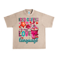 French Oak iced coffee is my love language Urban Heavy Tee - NancyCooperArtShop