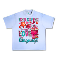 Grape Ice iced coffee is my love language Urban Heavy Tee - NancyCooperArtShop