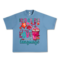 Pebble Blue iced coffee is my love language Urban Heavy Tee - NancyCooperArtShop