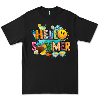 Black hello summer Premium Tee - JahusDesignShop