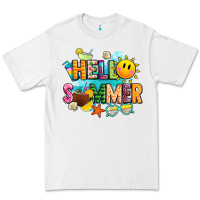 White hello summer Premium Tee - JahusDesignShop