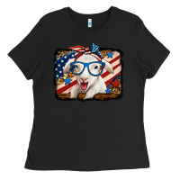 Black 4th of july baby sheep Ladies Tee - Jasminsmagicworld