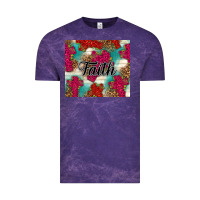 Cloud Purple faith Vintage Tee - NancyCooperArtShop