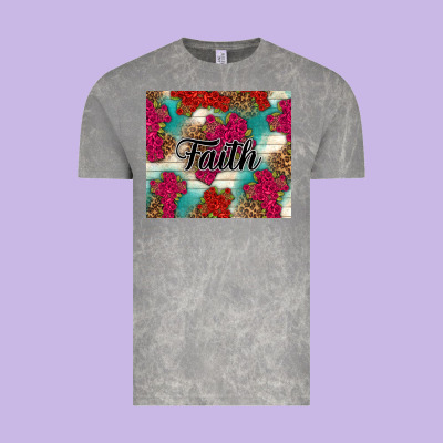 Faith Vintage Tee Designed By Nancycooperartshop