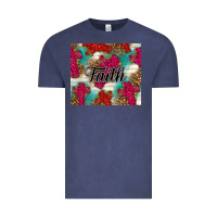 Vintage Denim faith Vintage Tee - NancyCooperArtShop