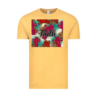 Vintage Mustard faith Vintage Tee - NancyCooperArtShop