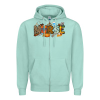 Seafoam Fall Nurse Zipper Hoodie - NancyCooperArtShop