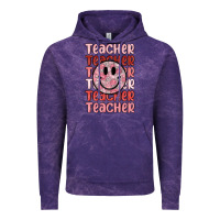 Cloud Purple teacher Vintage Hoodie - MaliasSmallBusiness